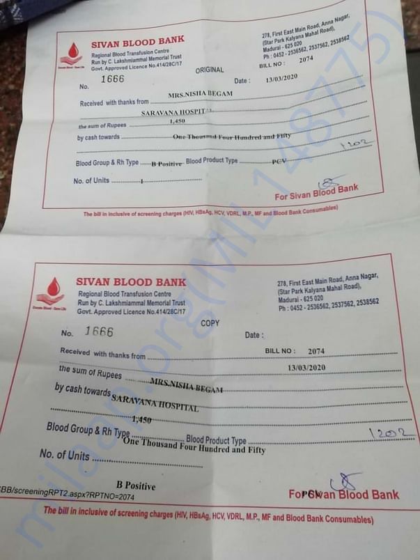 Blood Transfusion Report