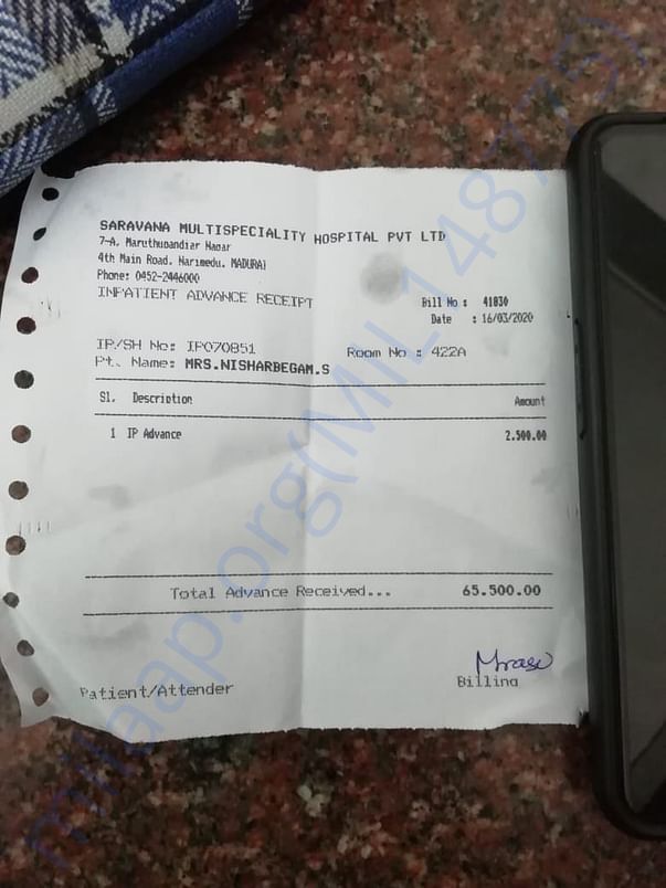 Hospital Bill