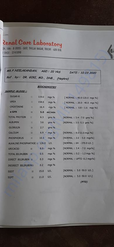Medical report