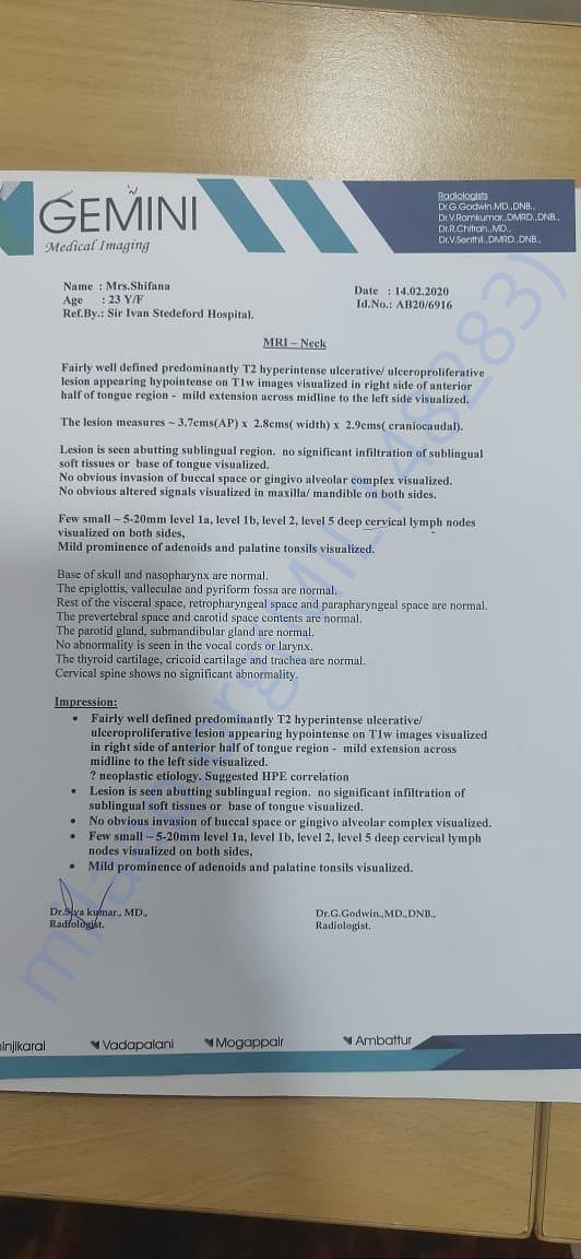 MRI Report