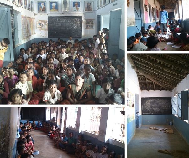 Typical government schools in rural India