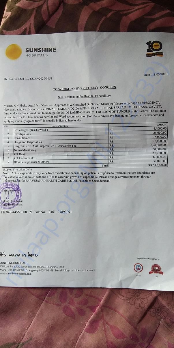 Estimate Document.