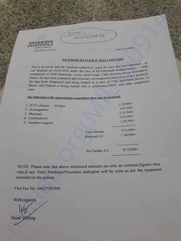 Expenses expected