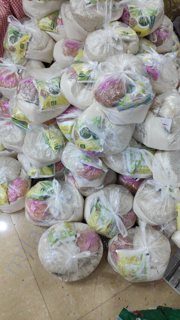 Ration packets for distribution