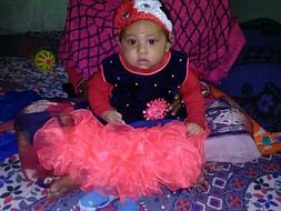 7 months old Aitree Sarkar needs your help fight Pneumonia