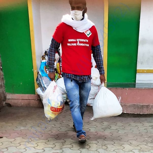 Our volunteers getting ready for serving the poor