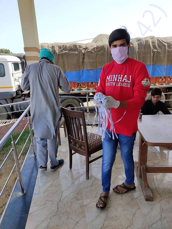 Sanitisation and Mask distribution by MIWF Kutch volunteers