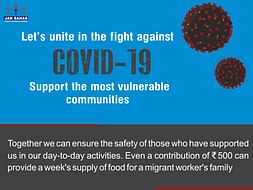 Let’s unite and fight against COVID-19