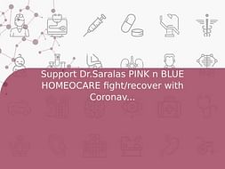 Support Dr.Saralas PINK n BLUE HOMEOCARE fight/recover with Coronavirus Immunity Drops & Homeopathy Hand Sanitizer