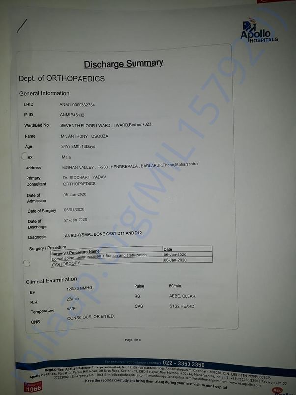 Hospital report