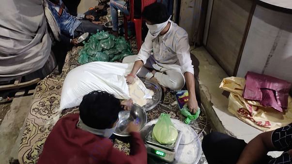 Hepl to poor people for their food