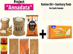 Ration Kits For 500 Daily Wagers' Families