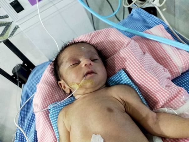 12 Days Old Baby Of Suchithra Needs Your Help To Recover From Kidney Infection