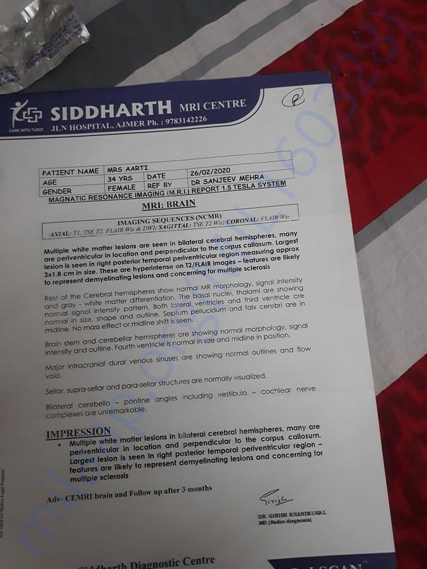 Medical report
