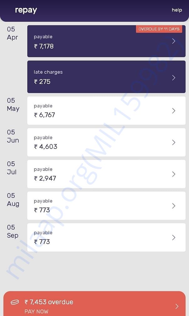 Loan app by college