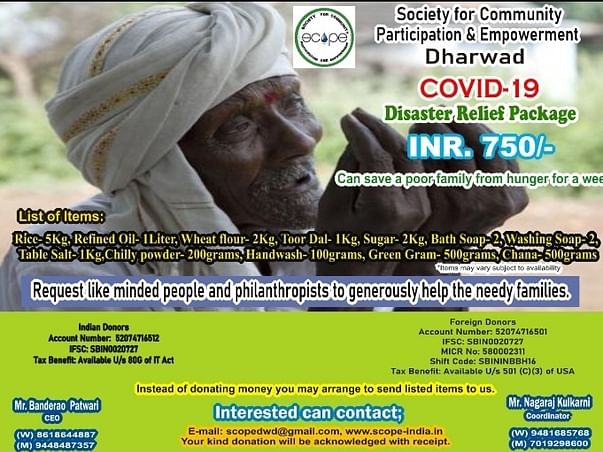 COVID 19 Relief-Save poor from hunger