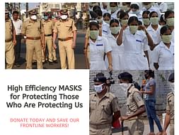 Donating Surgical, UV Treated Masks for 10,000 Frontline Covid Workers