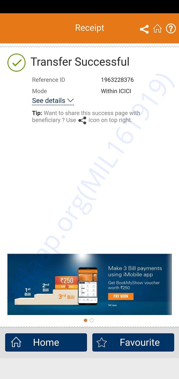 Online payments made to groceries shops