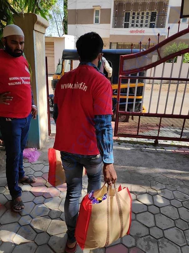 Door delivery service for the needy people from MIWF @ Miraj,MH