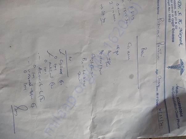 Doctor prescription