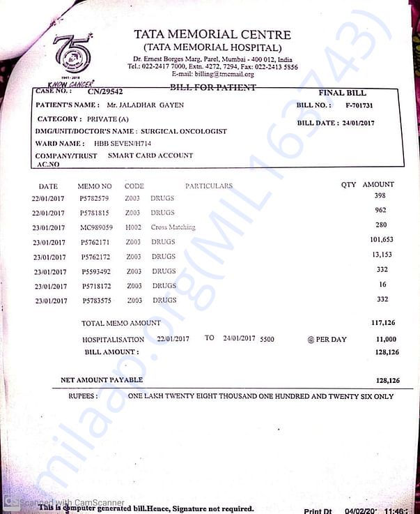 HOSPITAL BILL PART-1