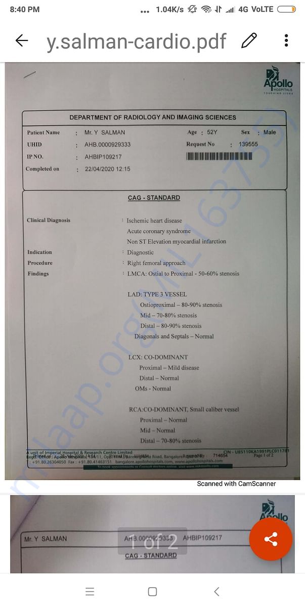 Apollo hospitals prescription
