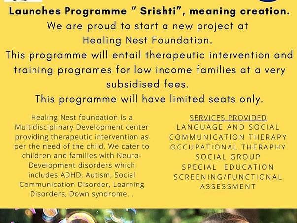 Help Under privileged special need children to get therapy.