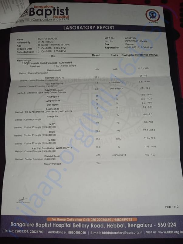Laboratory report