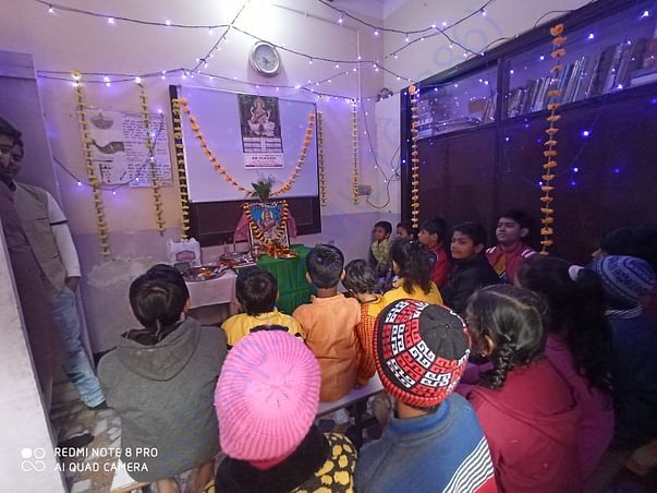 Celebrating festival