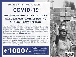 To all the families who work daily and earn for their living.