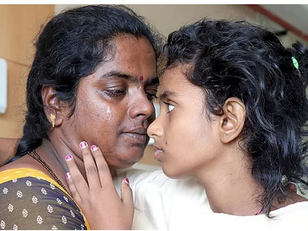Single mother, who works as a coolie, is struggling to save daughter