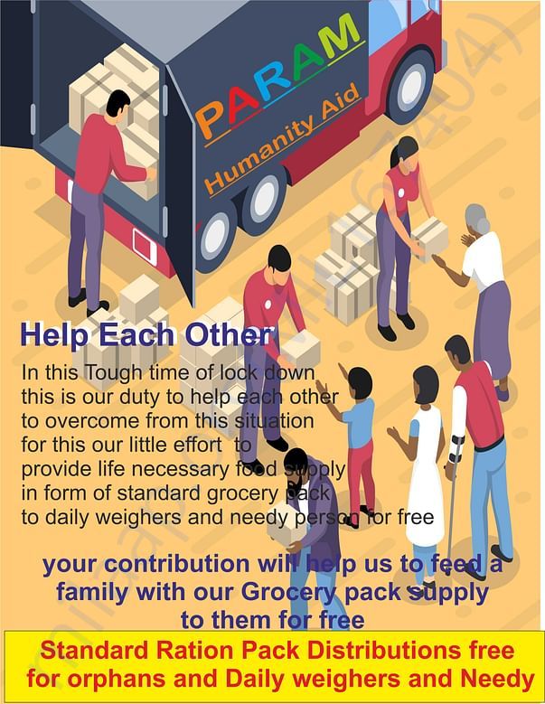 Helping hand , helping humanity