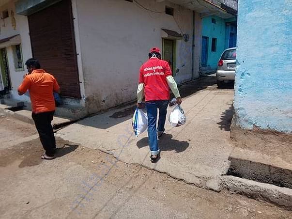 Our volunteers serving poor in Umaria,MP
