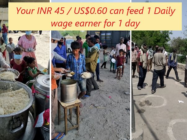 Help us feed Daily Wage Earners in Delhi NCR during the Lockdown
