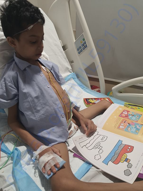 Admitted in PICU