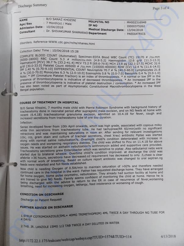 Avyaan's Hospital File