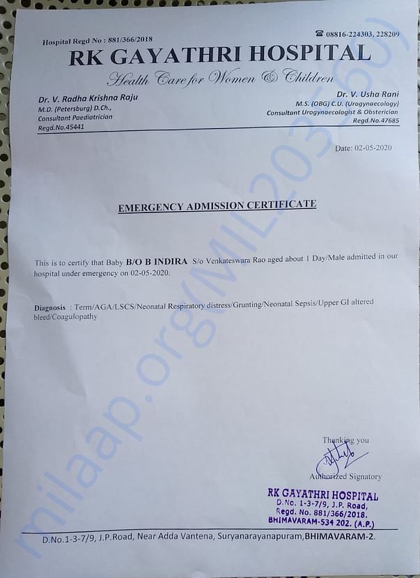 MEDICAL REPORT