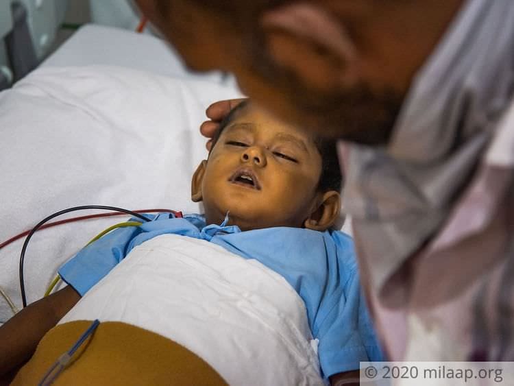 He had a surgery when he was just 5 months old, but it didn’t work