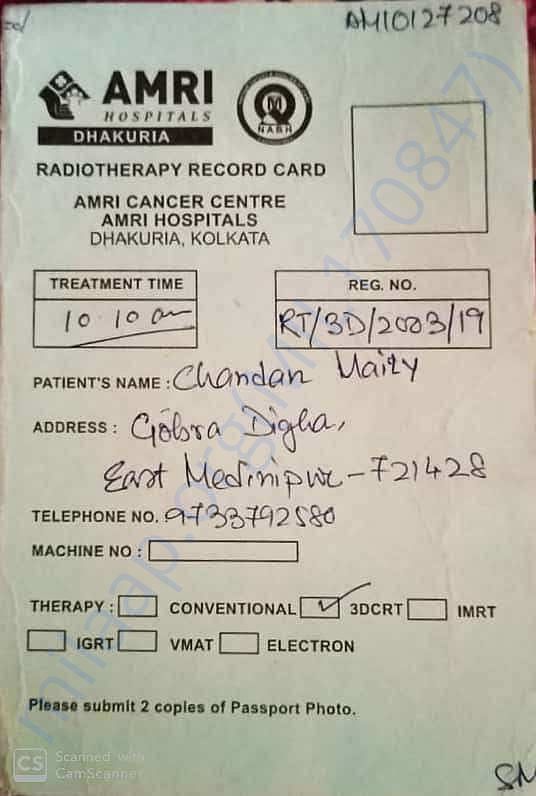 Recent radio therapy