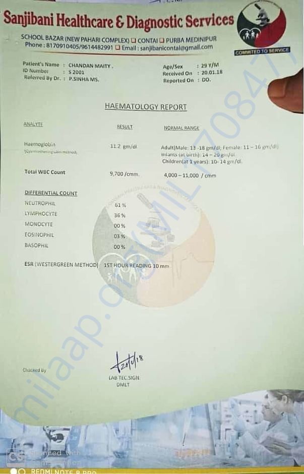 Hematology report