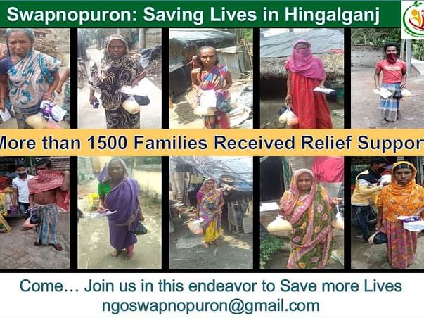 Support Daily Wage Earners in Sunderban During COVID-19 Crisis