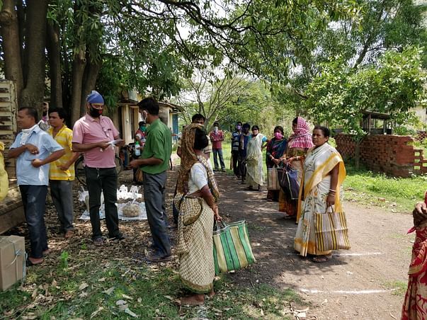 Phase 2 Distribution to 32 families on 12th May 2020