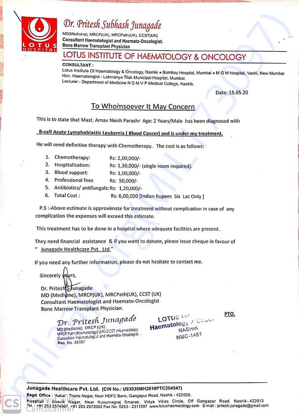 Estimation Letter
