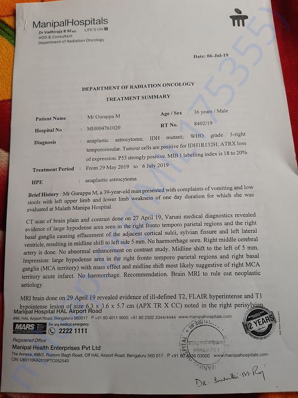 Manipal radio therapy documents