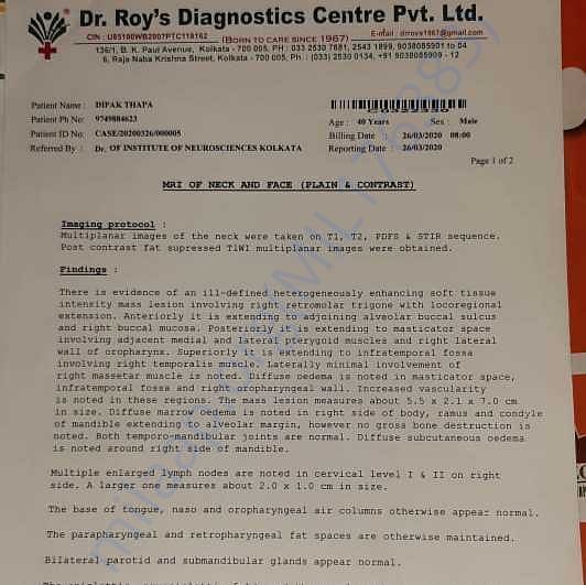 Medical Report