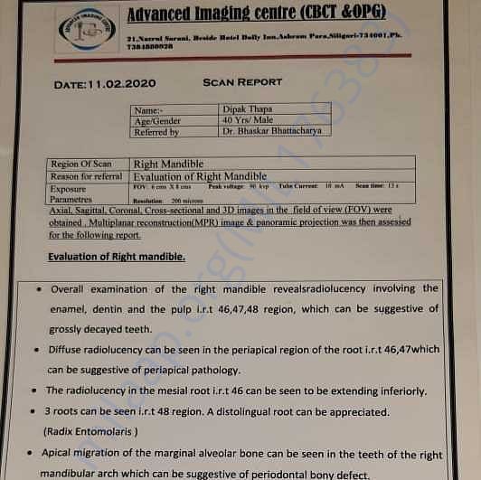 Medical Report