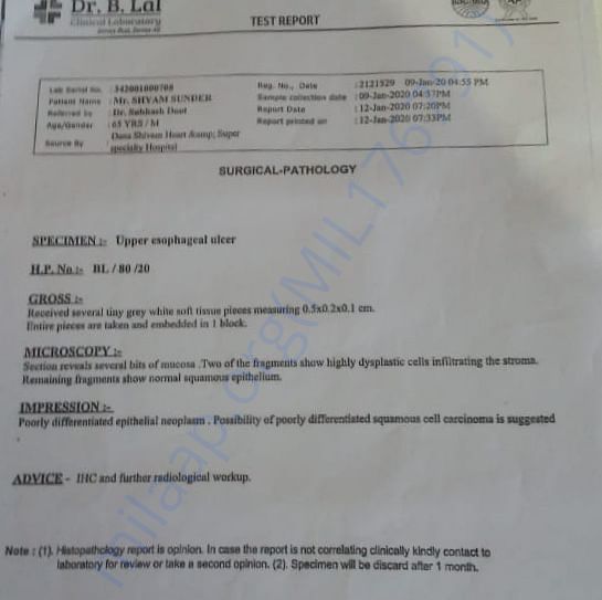 Medical Report