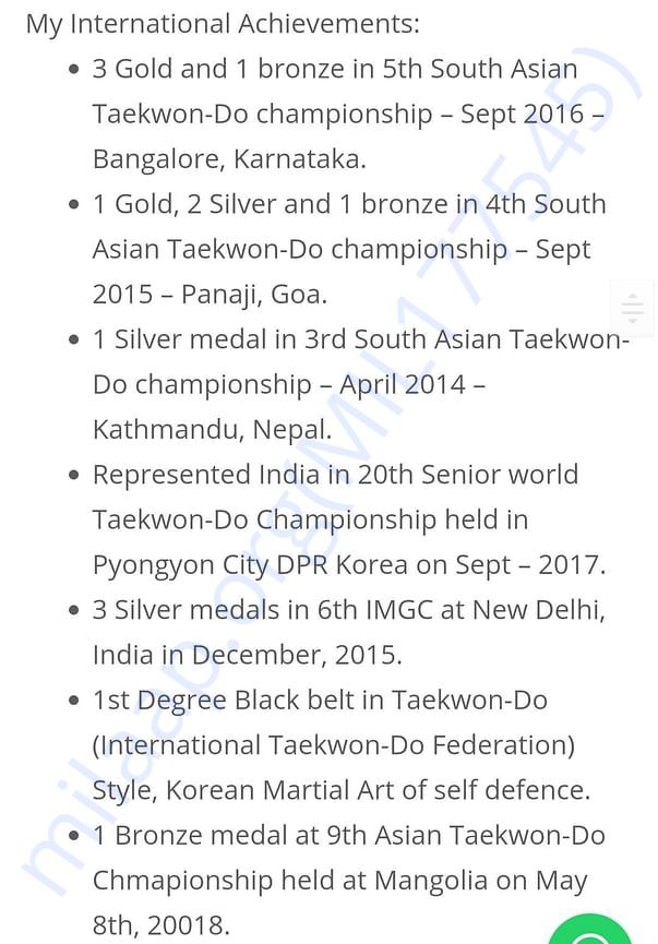 Achievements
