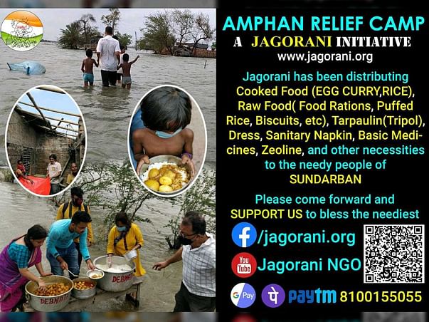 AMPHAN RELIEF CAMP, A JAGORANI INITIATIVE