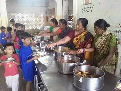 Feeding the orphanage